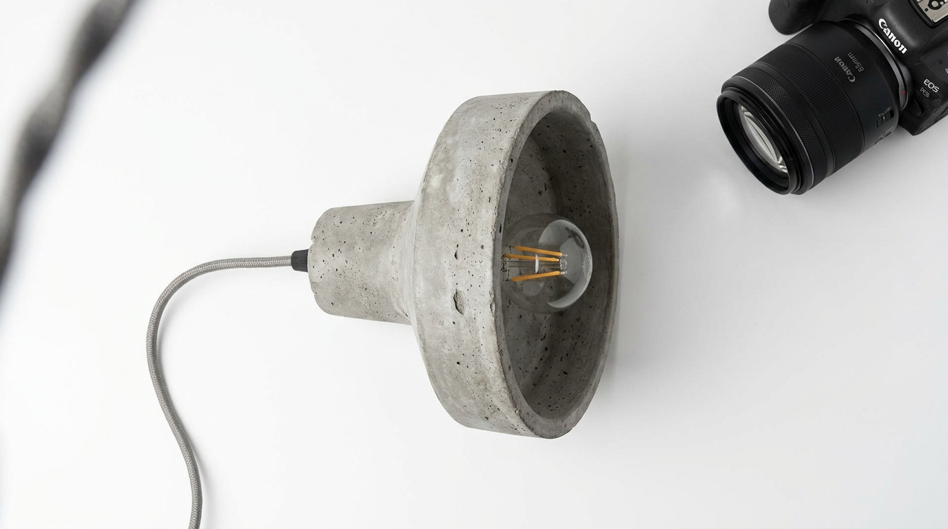 Concrete Nordic Industrial Cement Pendant Light