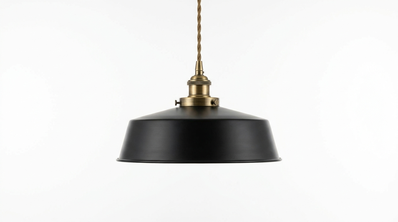 American Retro Metal Bauhaus Pendant Light