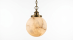Manhattan Round Alabaster Pendant Light