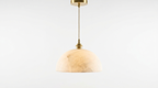 Nordic Luxury White Alabaster Pendant Light