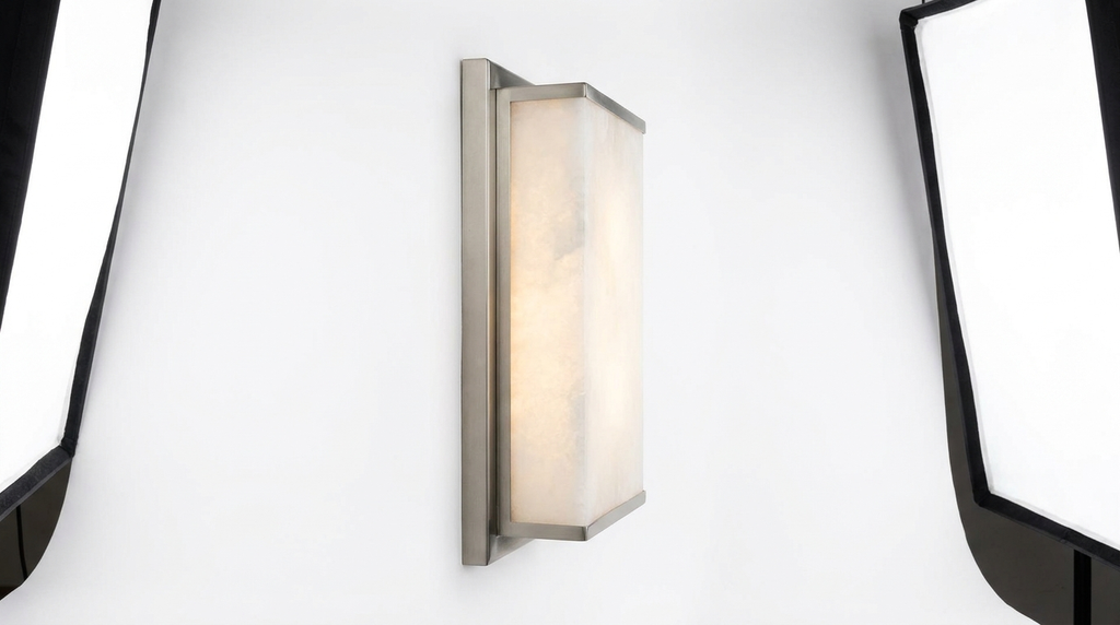 Alvia Alabaster LED Wall Light