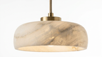 Nordic Luxury White Alabaster Pendant Light