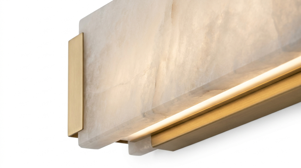 Alvia Alabaster LED Wall Light