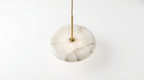 Nordic Luxury White Alabaster Pendant Light