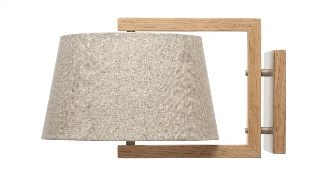 Tracy Japandi Fabric Shade Wall Light