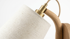 Tracy Japandi Fabric Shade Wall Light