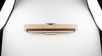 Merrill Travertine and Wood LED Wall Light