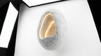 Morwenna Nordic Marble Cave LED Wall Light