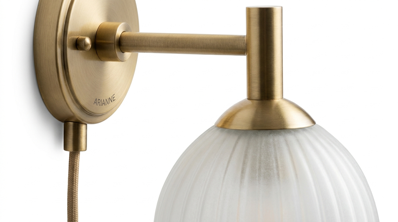 Arianne Nordic Glass Shade Wall Light