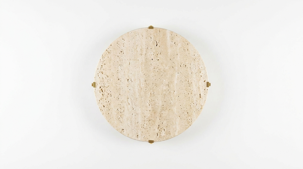 Aveline Modern Natural Travertine Ceiling Light