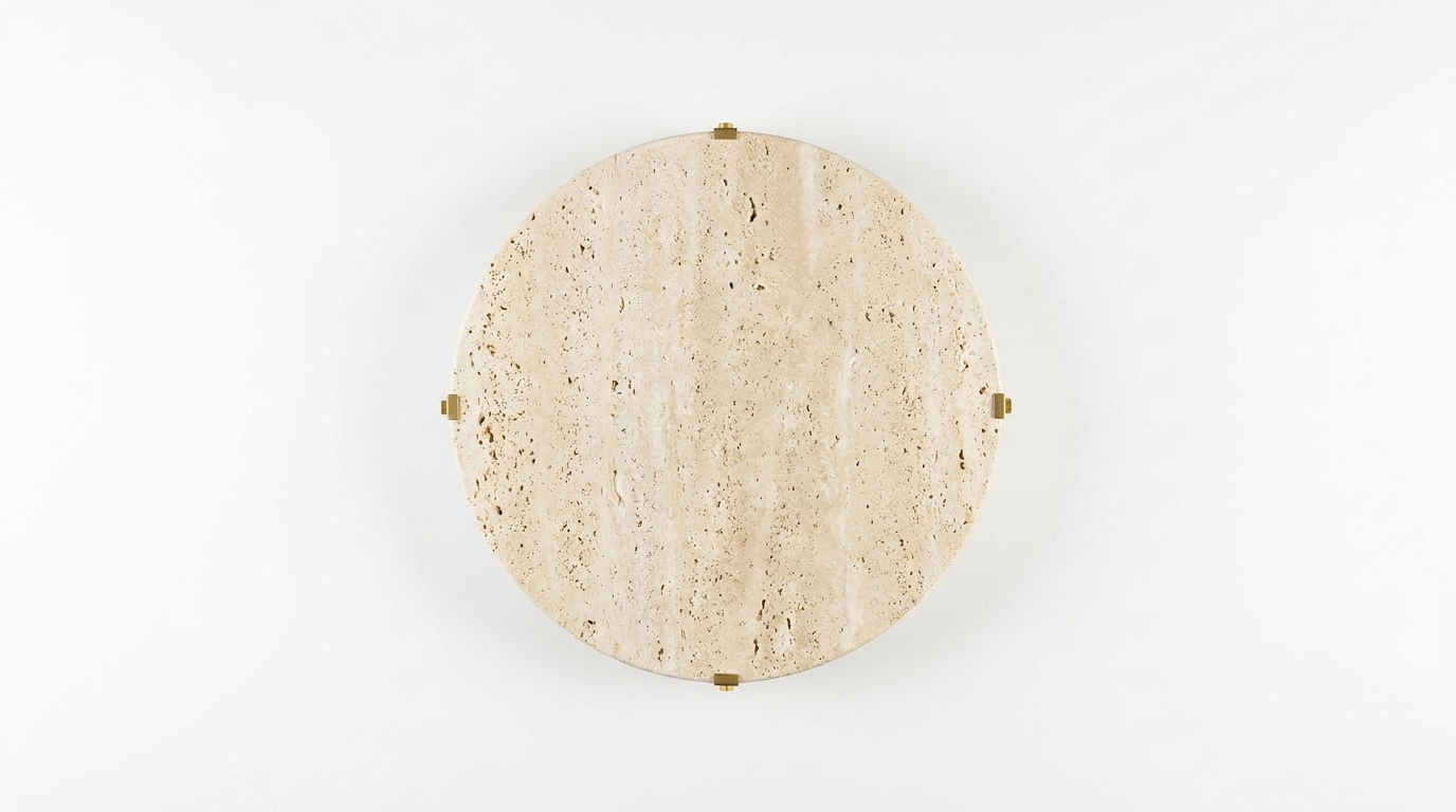 Aveline Modern Natural Travertine Ceiling Light