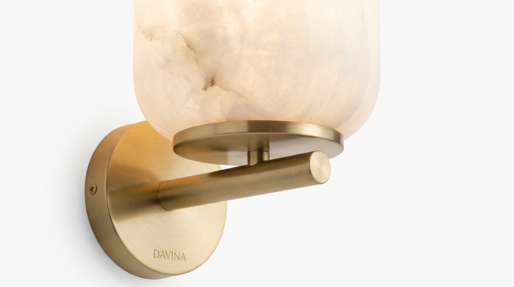 Nordic Alabaster Davina Wall Light