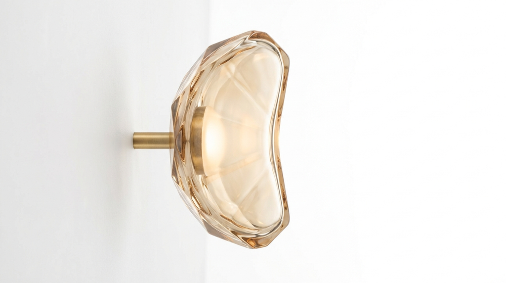 Italian Crystal Minimalist Clementine Wall Light