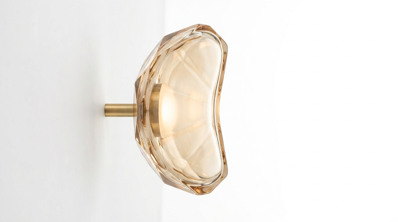 Italian Crystal Minimalist Clementine Wall Light