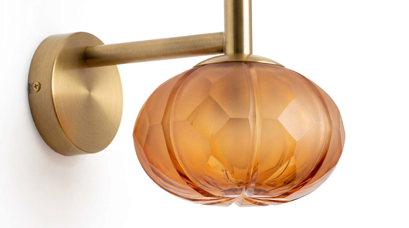 Italian Crystal Minimalist Clementine Wall Light