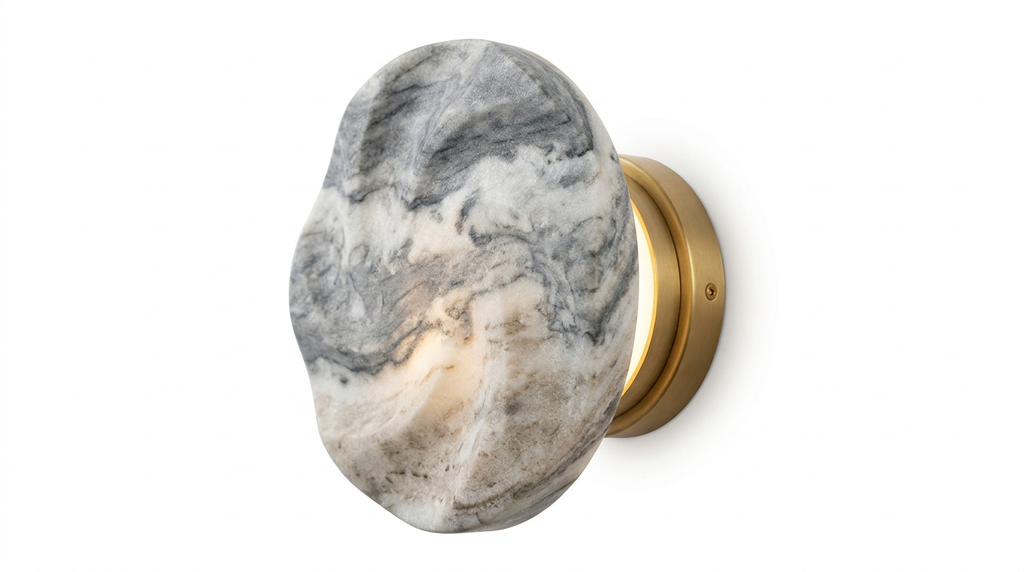 Nordic Marble Cloud Stone Wall Light