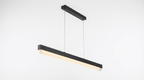 Nordic Acrylic Linear Iron Strip Pendant Light