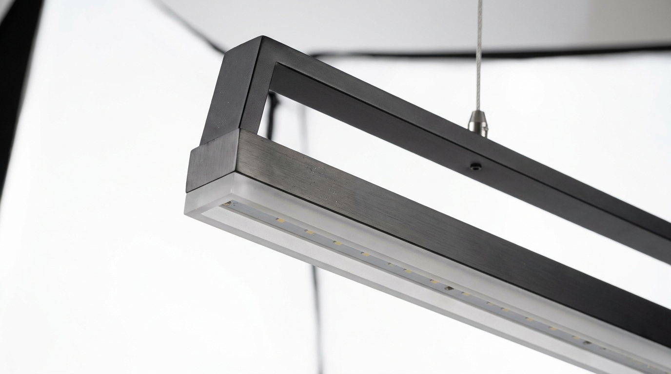 Nordic Acrylic Linear Iron Strip Pendant Light