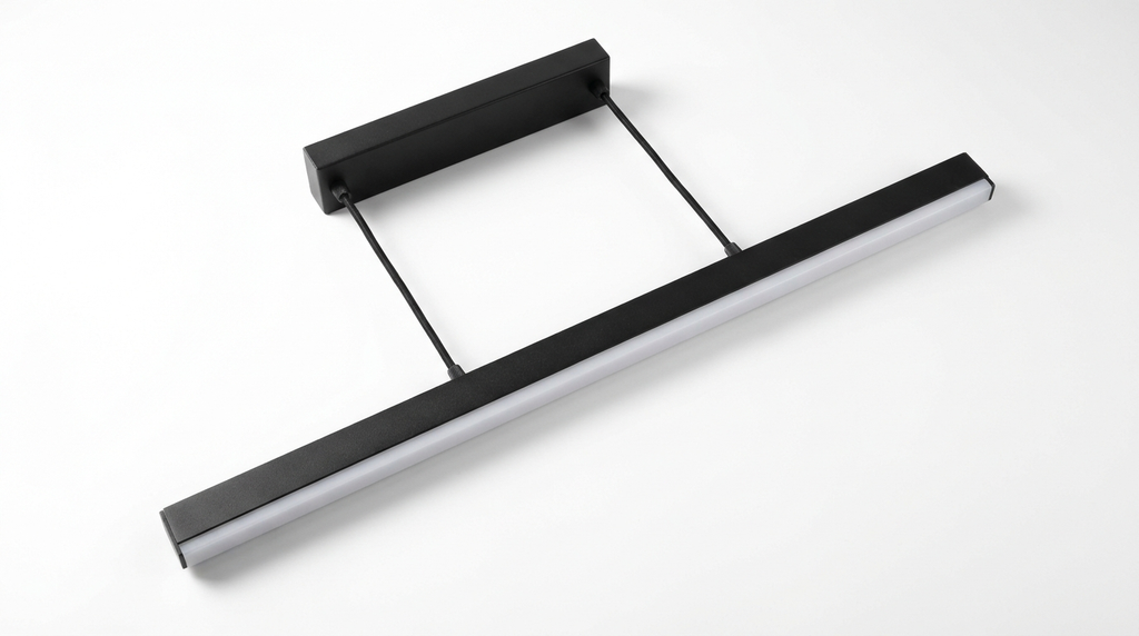 Nordic Acrylic Linear Iron Strip Pendant Light