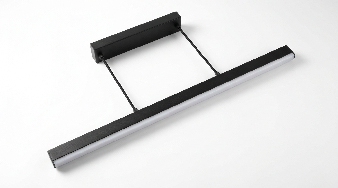 Nordic Acrylic Linear Iron Strip Pendant Light