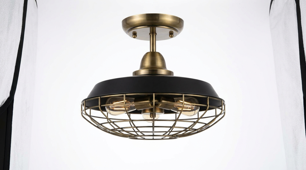 Dylan Retro Metal Ceiling Light