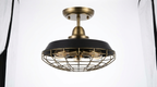 Dylan Retro Metal Ceiling Light