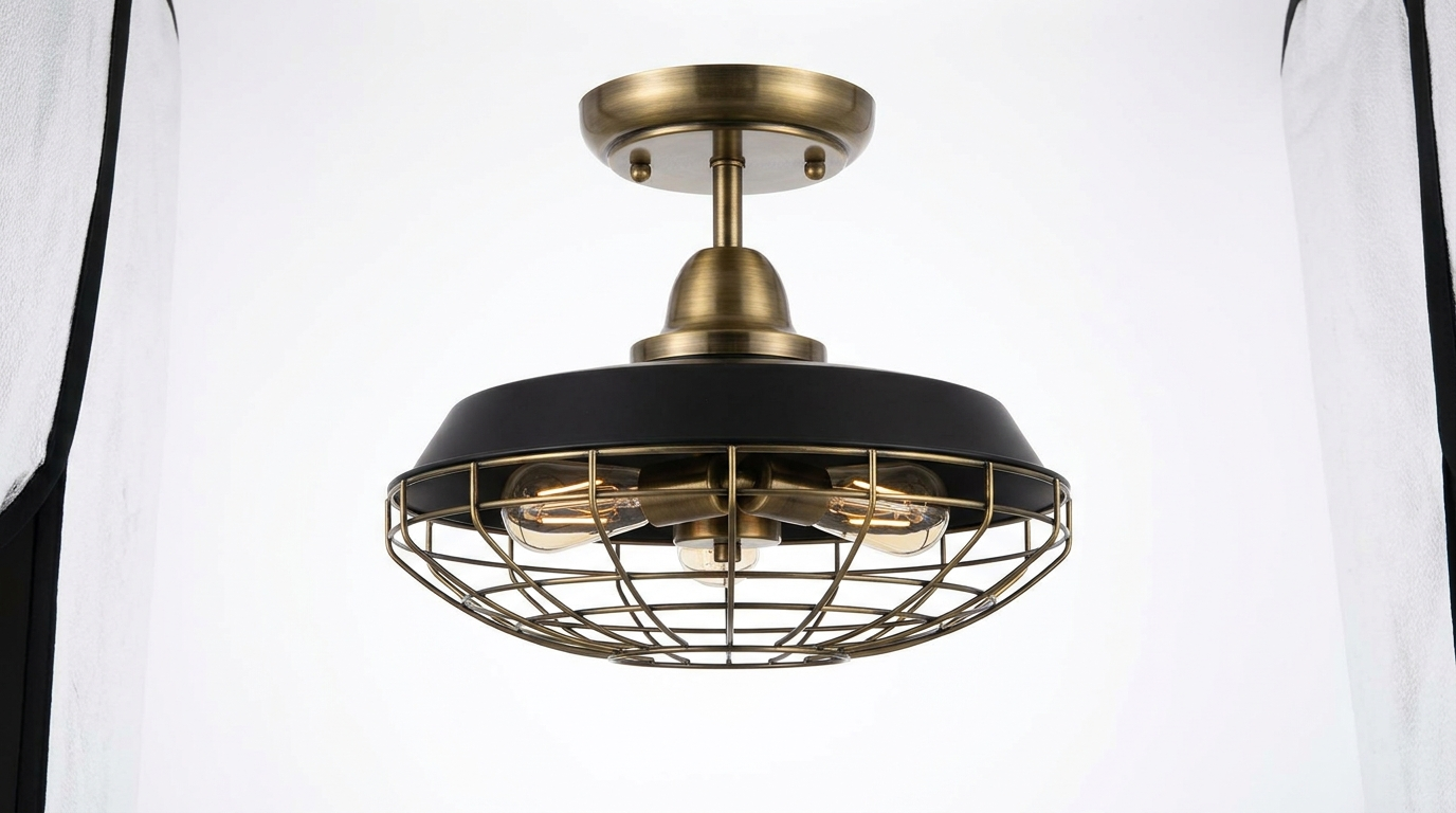 Dylan Retro Metal Ceiling Light