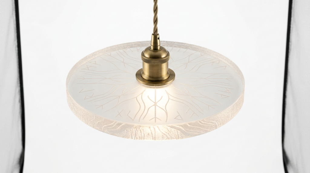 Nordic Round Acrylic Arwen Pendant Light