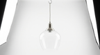 Nordic Aluminum with Glass Shade Luke Pendant Light