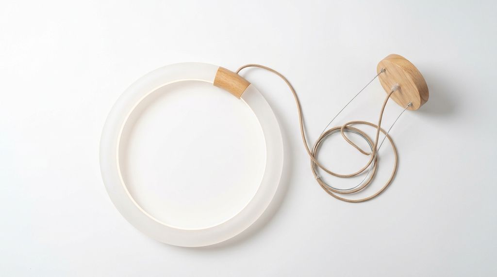 Nordic Round Acrylic Arwen Pendant Light