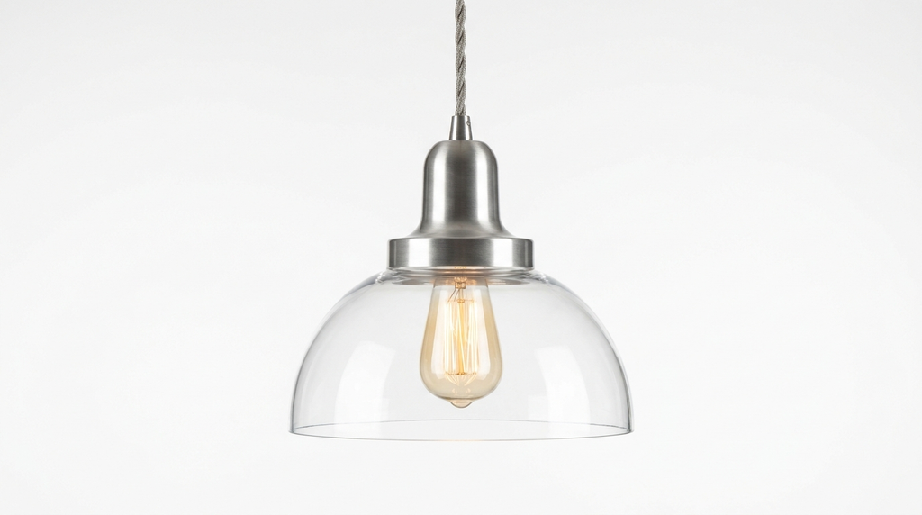 Nordic Aluminum with Glass Shade Luke Pendant Light