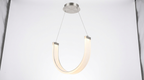 Minimalist Acrylic U-Shaped Linear LED Pendant Light