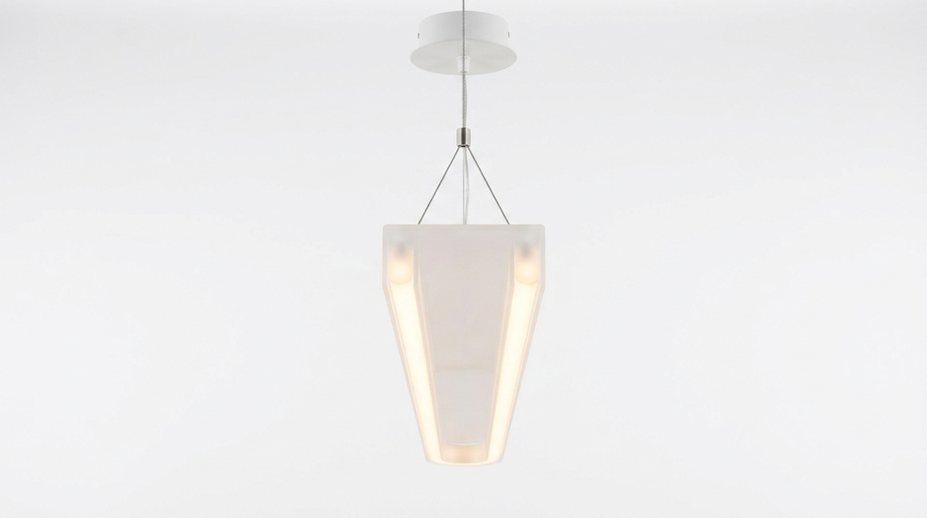 Minimalist Acrylic U-Shaped Linear LED Pendant Light