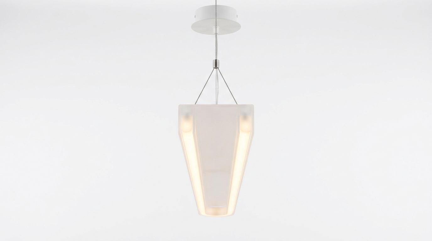Minimalist Acrylic U-Shaped Linear LED Pendant Light