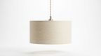 Nordic Cream Style Viena Fabric Pendant Light
