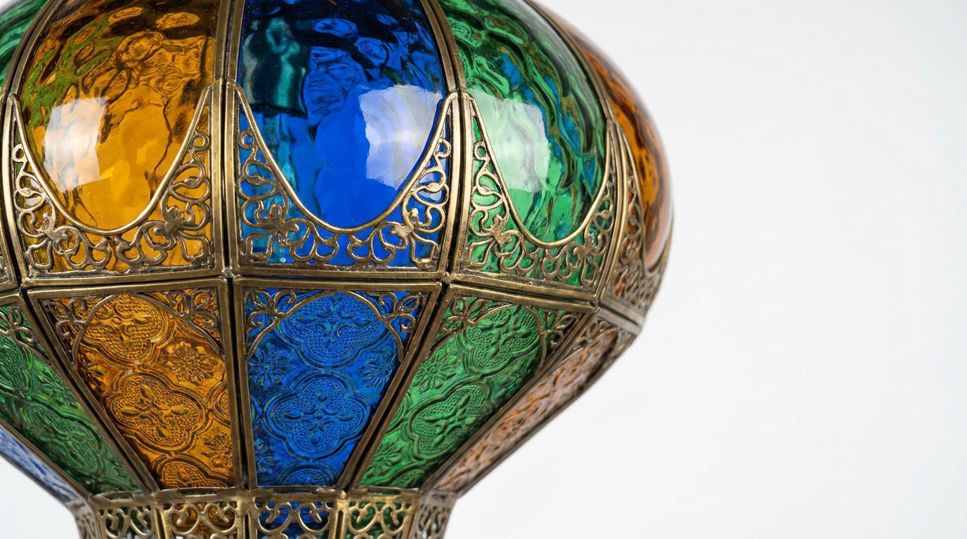 Bohemian Style Colored Glass Vicenta Pendant Light