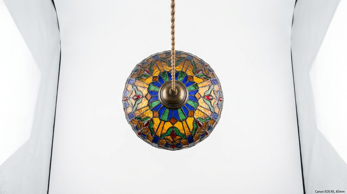 Bohemian Style Colored Glass Vicenta Pendant Light