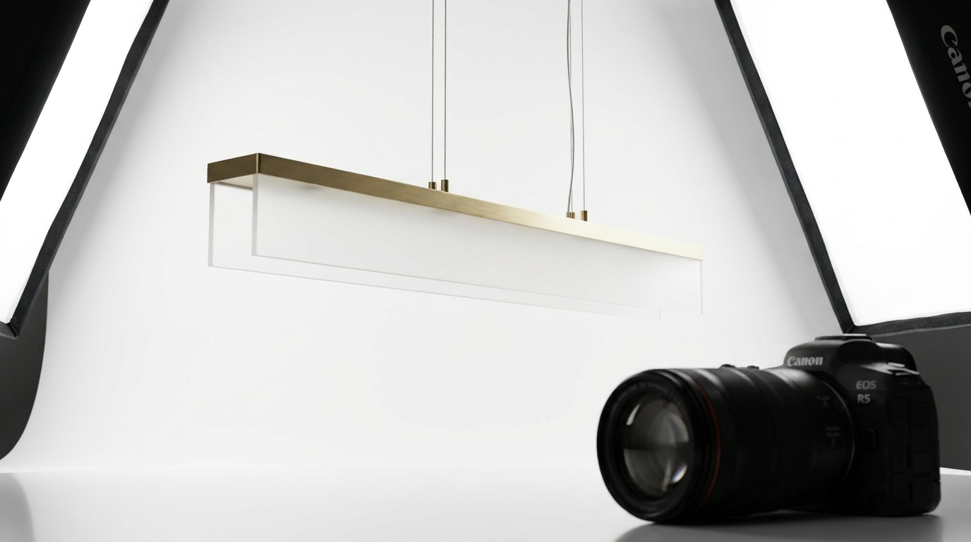 Nordic Acrylic Shade Modessa Linear Pendant Light