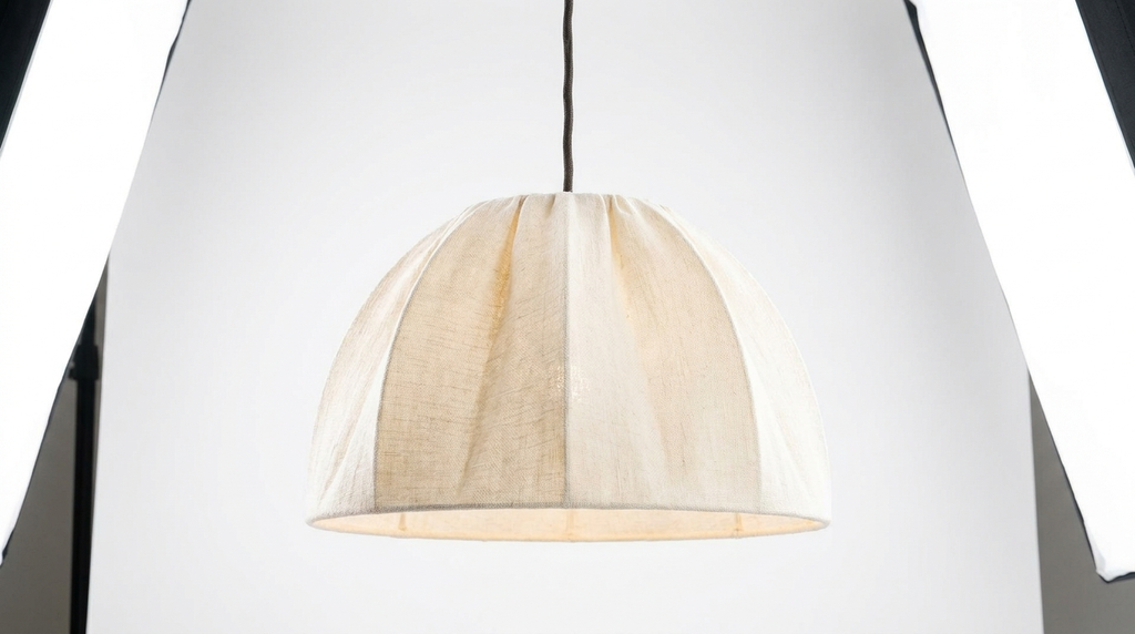 Nordic Creamy Fabric Shade Ainara Pendant Light