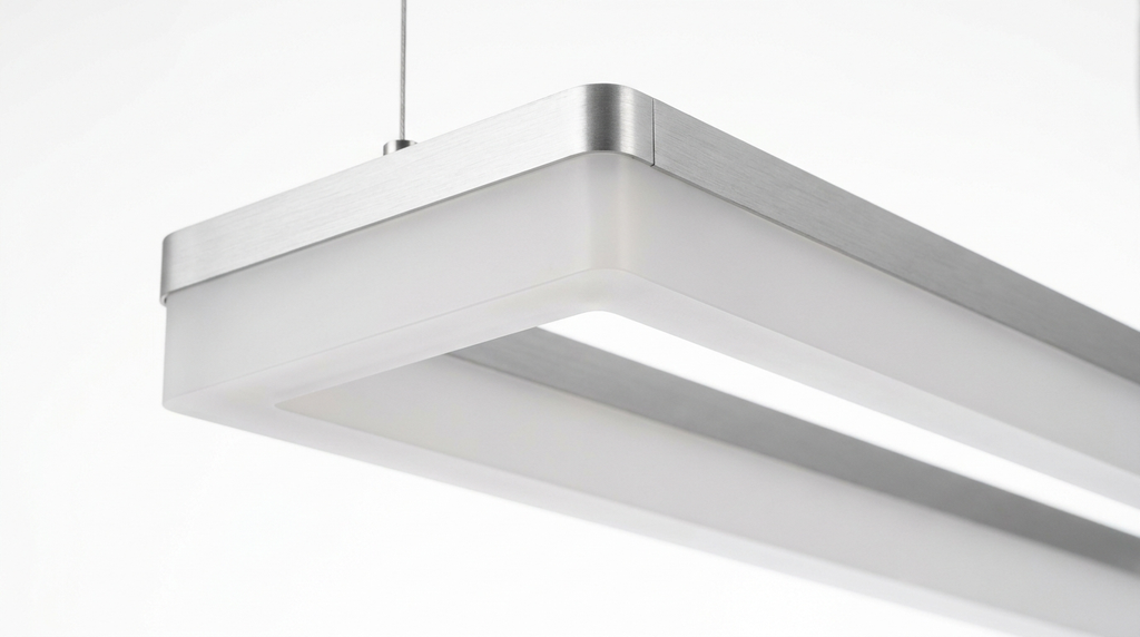 Minimalist Acrylic U-Shaped Linear LED Pendant Light