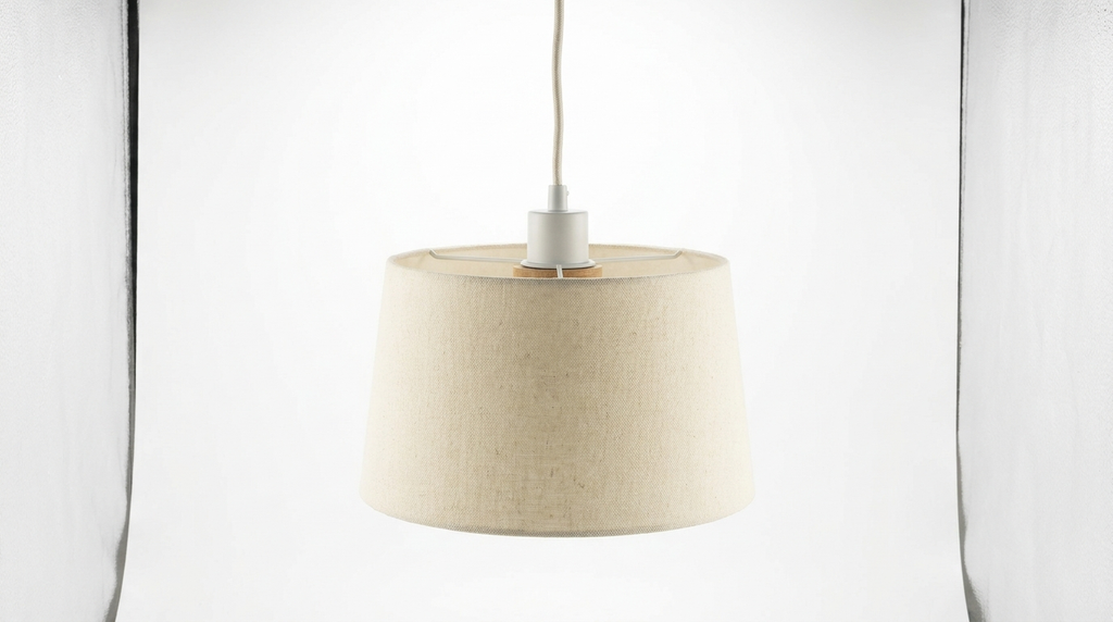 Nordic Creamy Fabric Shade Ainara Pendant Light