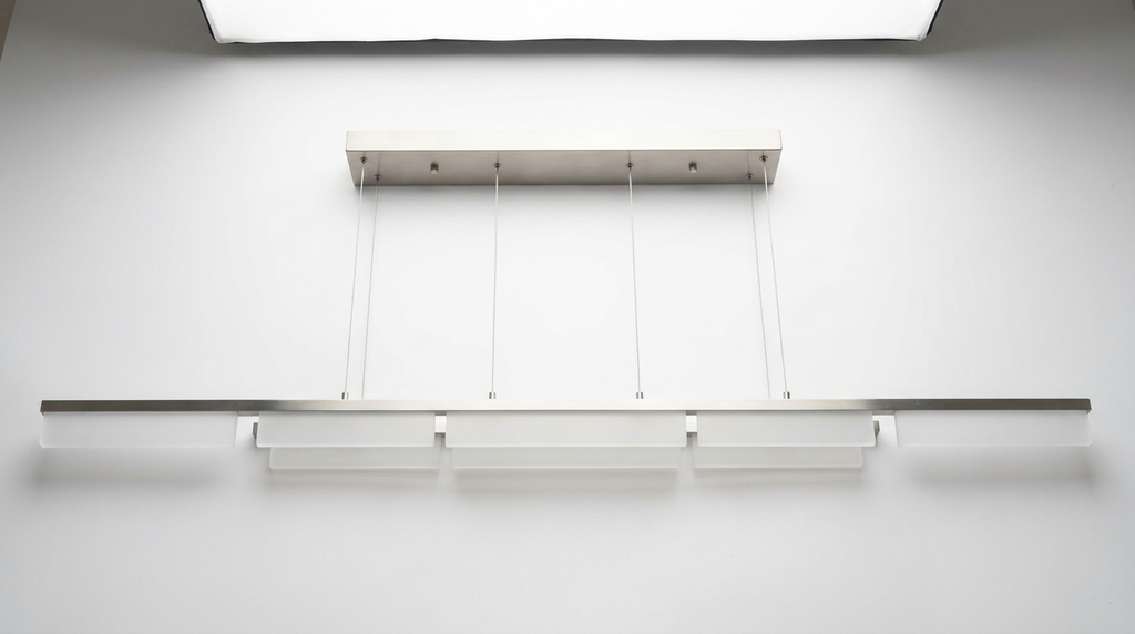 Nordic Acrylic Shade Modessa Linear Pendant Light