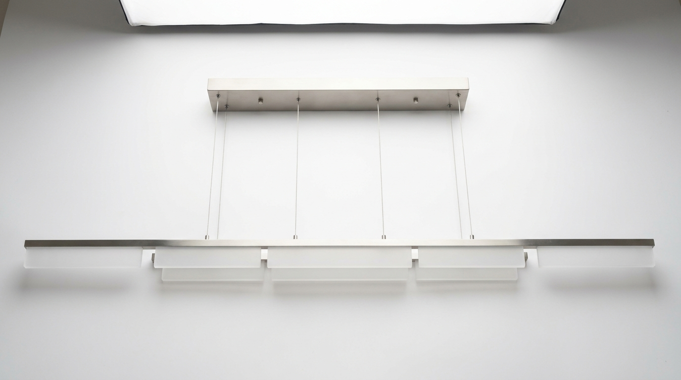 Nordic Acrylic Shade Modessa Linear Pendant Light