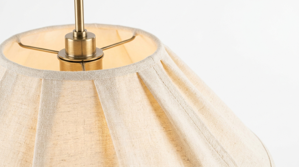 Nordic Creamy Fabric Shade Ainara Pendant Light