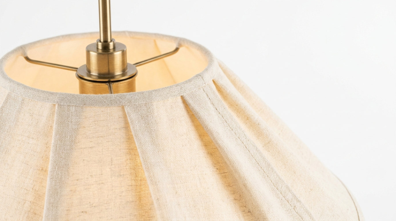 Nordic Creamy Fabric Shade Ainara Pendant Light