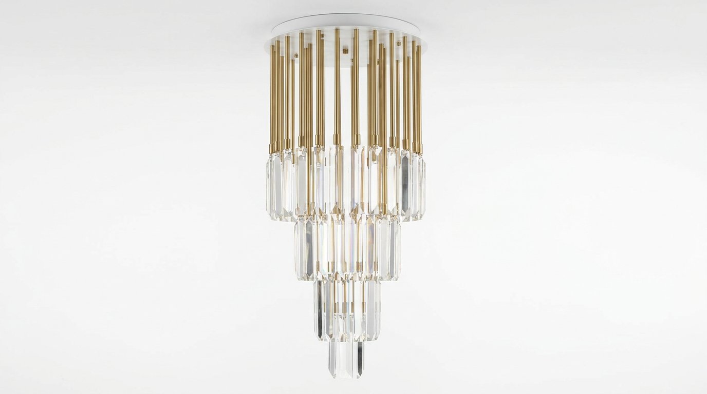 Star Rain Luxury Crystal Pendant Light