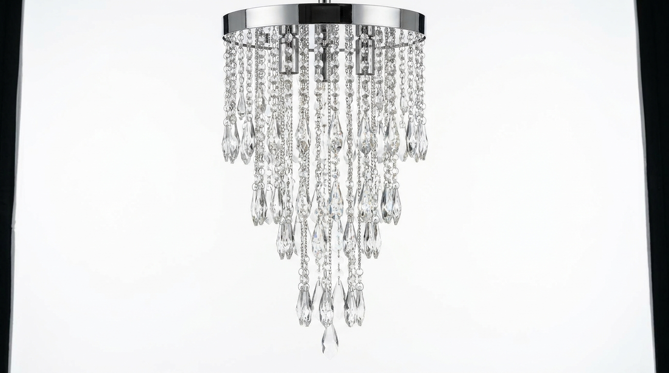 Star Rain Luxury Crystal Pendant Light