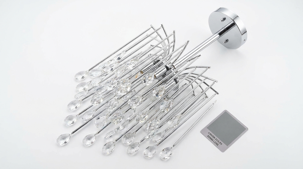 Star Rain Luxury Crystal Pendant Light