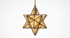 Star Retro Glass Pendant Light