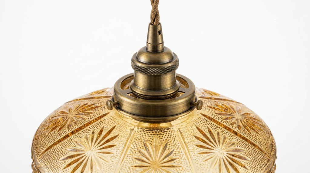 Star Retro Glass Pendant Light